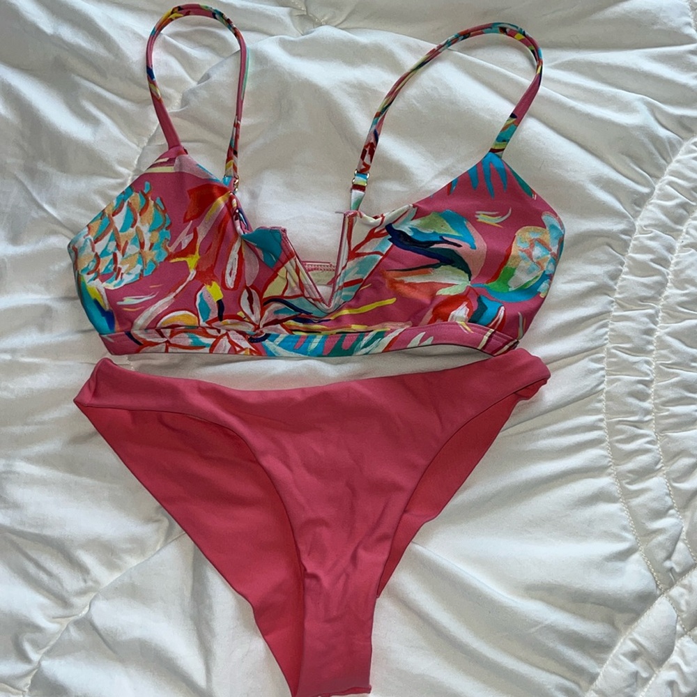Midori Pink Floral Bikini
